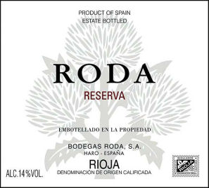 Roda wine from Rioja