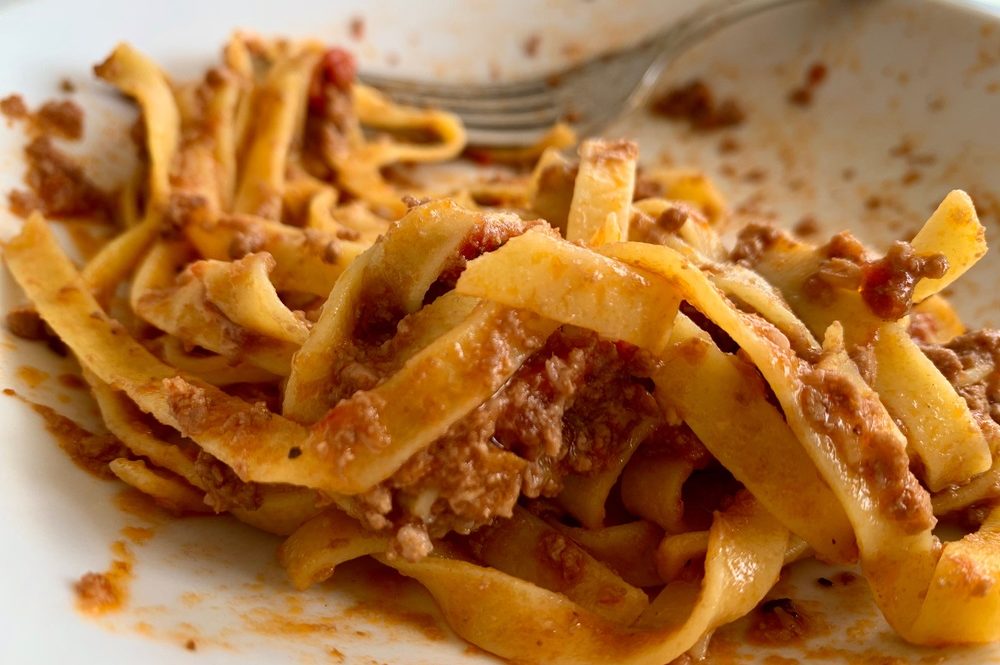 Tagliatelle al ragù alla Bolognese