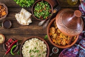 Lamb slow cooked in Tajine Lamb slow cooked in Tajine