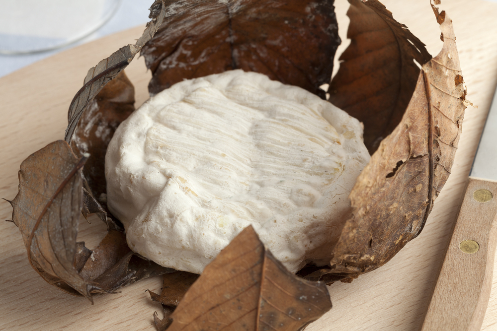 Banon Goats Cheese wrapped in chestnut leaves