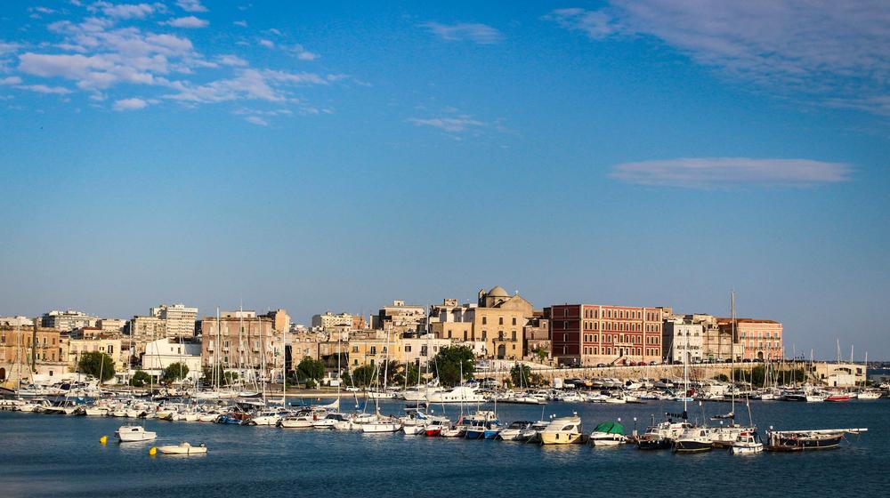 City of Taranto on the Gulf of Taranto