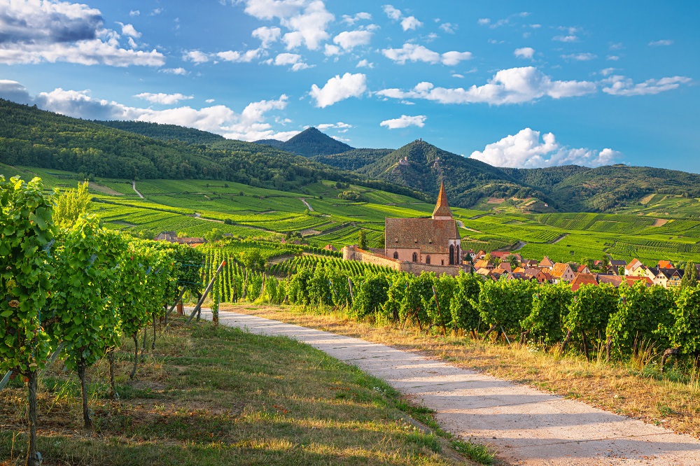 Hunawihr wine village in the Alsace