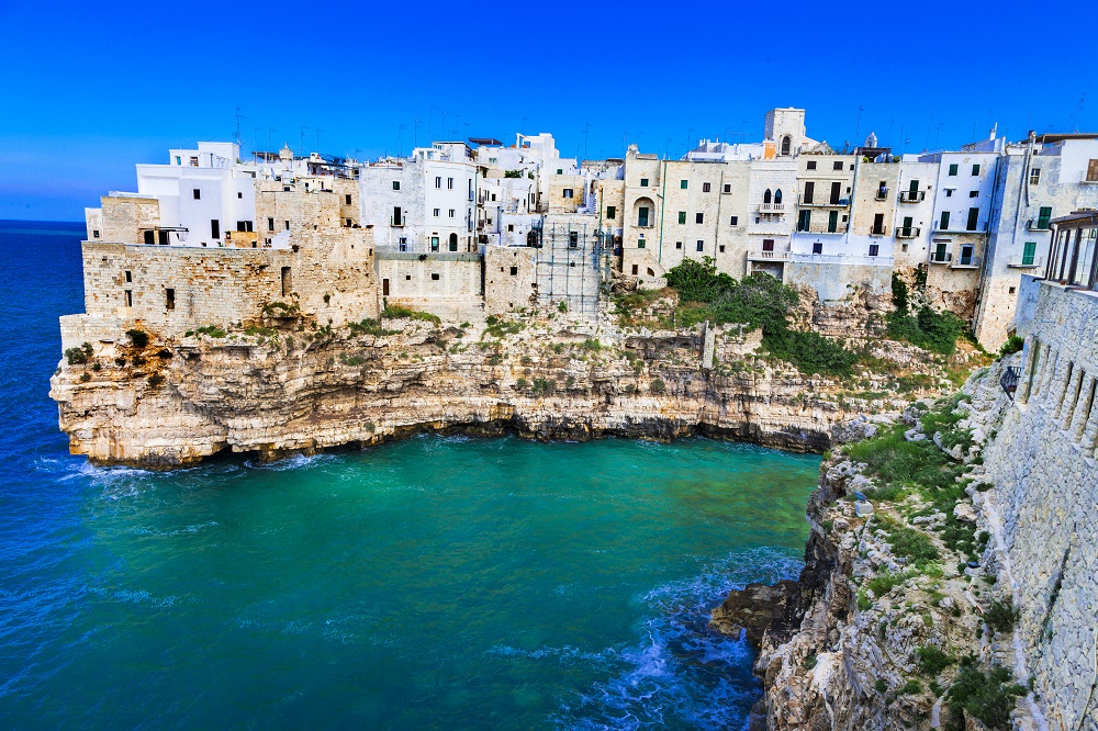 Polignano al mare on the Salento peninsula