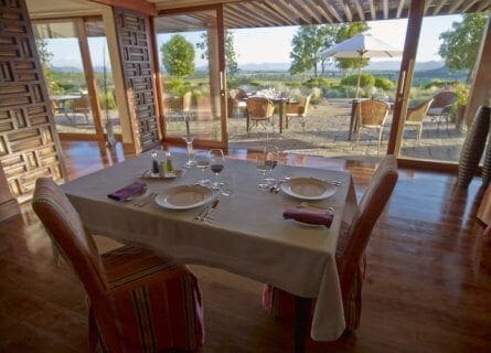 Views of the vineyards from your room in Casa Lapostolle