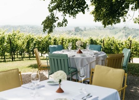 Dining with a view at Korak Winery