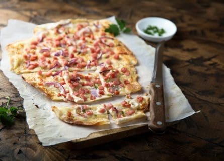 Flammkuchen - Traditional Alsace tarte