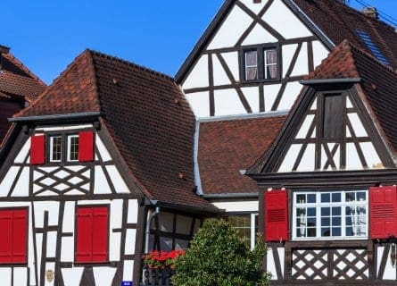 Colorful houses in Obernai