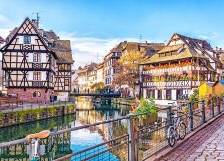 La Petite France in the medieval fairytale town of Strasbourg