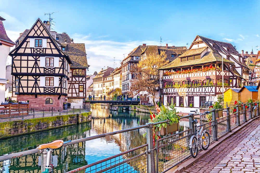 La Petite France in the medieval fairytale town of Strasbourg