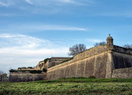 The Citadelle de Blaye a historic fortress Built in the 17th century and located on the banks of the Gironde estuary