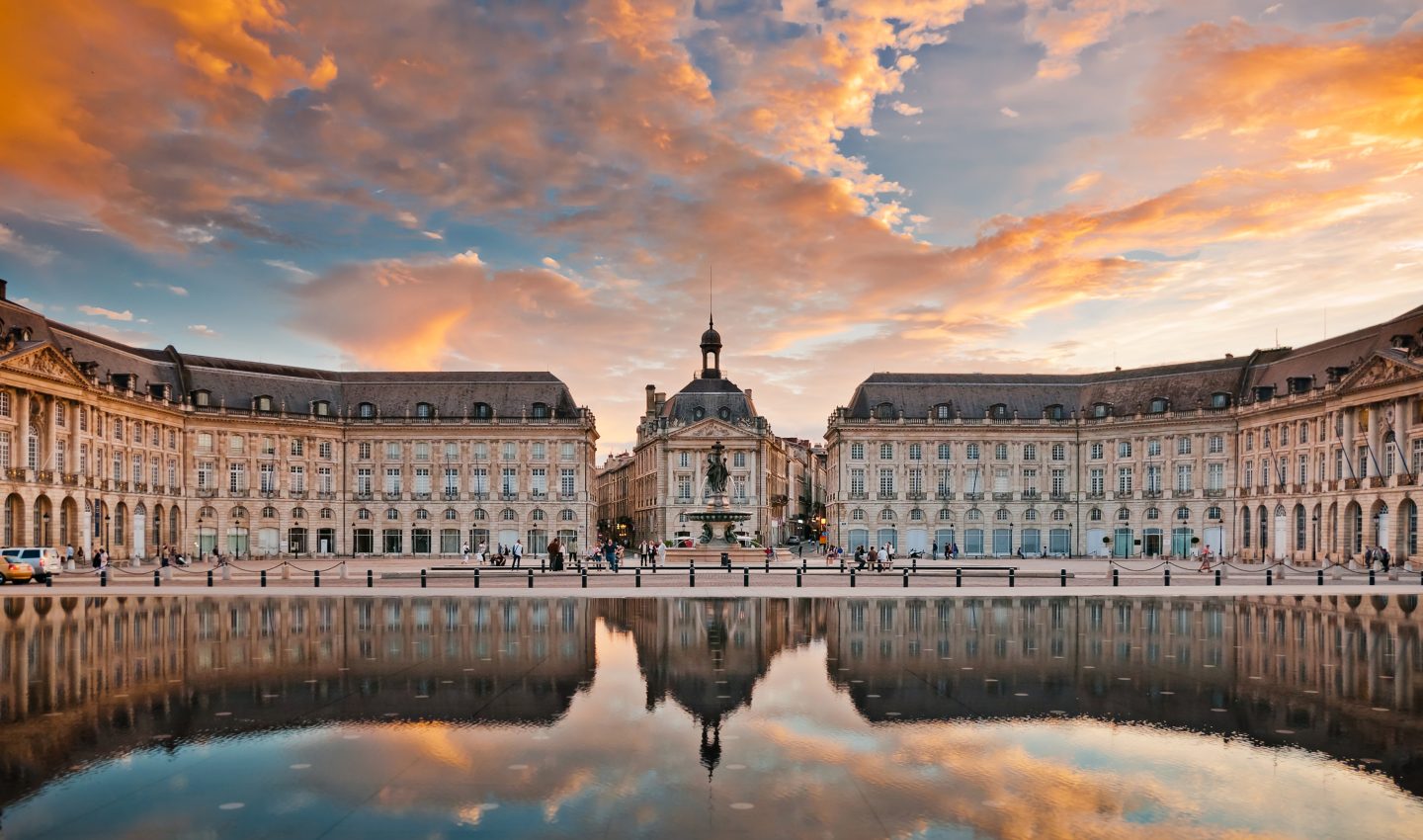 Place de la Bourse in Bordeaux