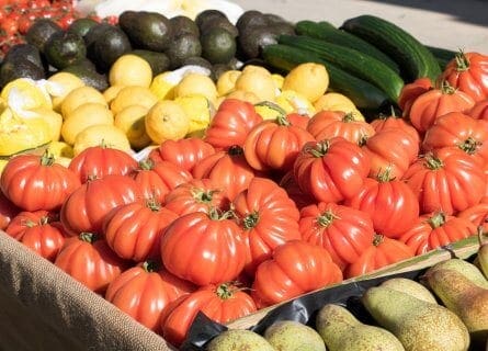 Delicious local vegetables