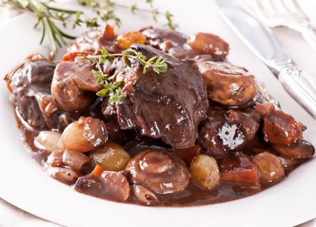 Classic regional dish, Boeuf Bourguignon