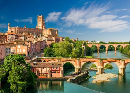 The River Tarn: Flowing through the historic town of Albi