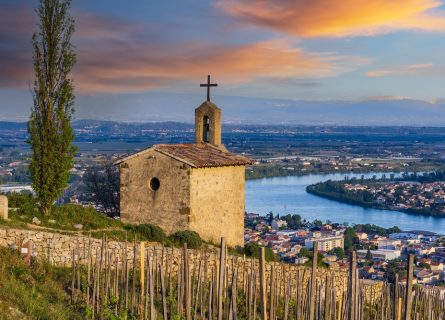 Chapel of Saint Christopher overlooking Tain l