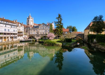 City of Dole in the Jura Department, France