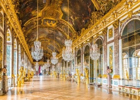 Hall of mirrors, Versailles