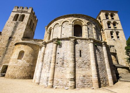 he benedictine Abbey of St Peter and St Paul in Caunes-Minervois