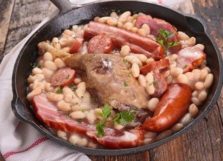 Savory local dish, Cassoulet