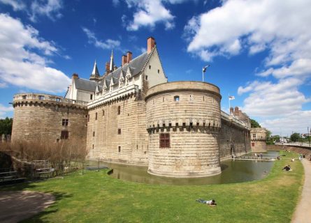 Castle of the dukes of Brittany in Nantes France