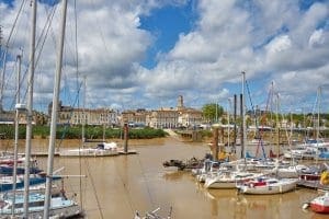 Pauillac town on the Gironde Pauillac town on the Gironde