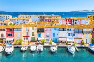 provence photo provence - grimaud-colorful-port-town
