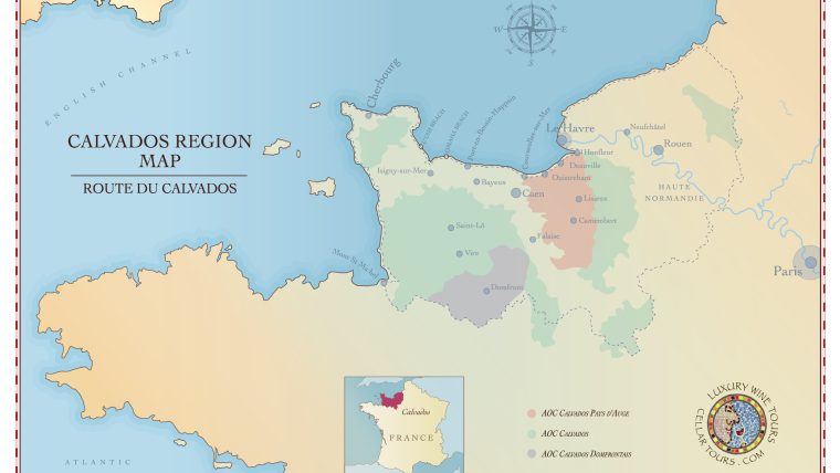 Calvados Region Map