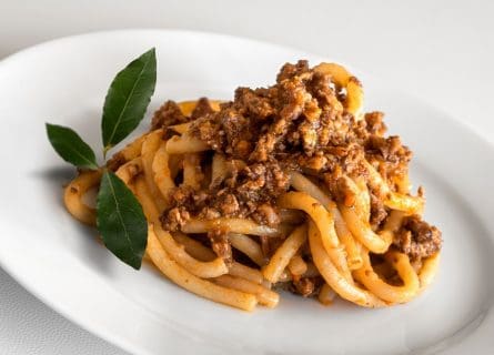 Pici with Wild Boar Ragout