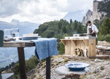 Unique Mountain Side Lunch