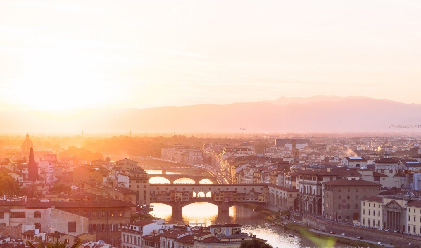 Florence at sunset