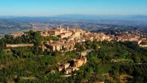 montepulciano photo montepulciano - montepulciano-village-aerial