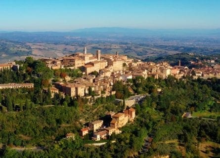 montepulciano - montepulciano-village-aerial