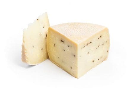 Pecorino Cheese Infused with Black Pepper