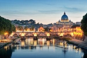 Ponte Sant Angelo and St. Peter Ponte Sant Angelo and St. Peter