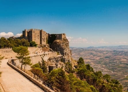 Norman castle in Erice