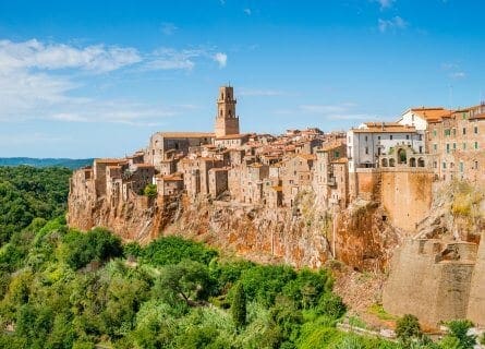 The stunning medieval town of Pitigliano