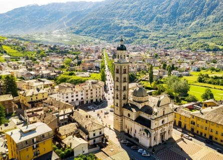 Tirano in the province of Sondrio