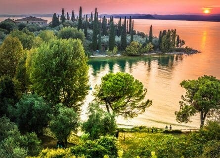 Lake Garda, at sunset