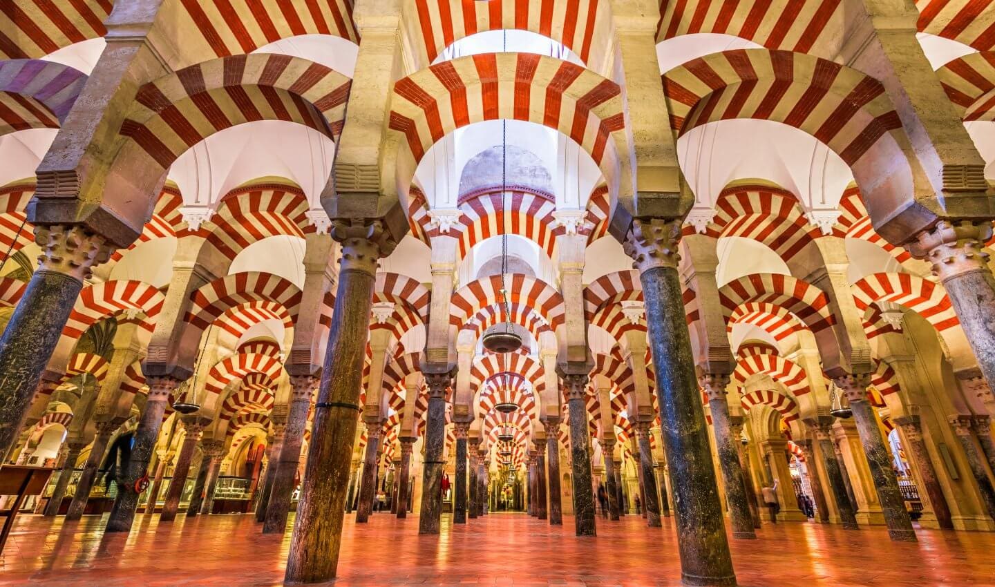 Hypostyle Hall in the Mosque-Cathedral of Cordoba