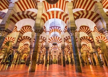 Hypostyle Hall in the Mosque-Cathedral of Cordoba