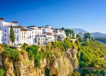 Ronda cityscape on the Tajo Gorge.