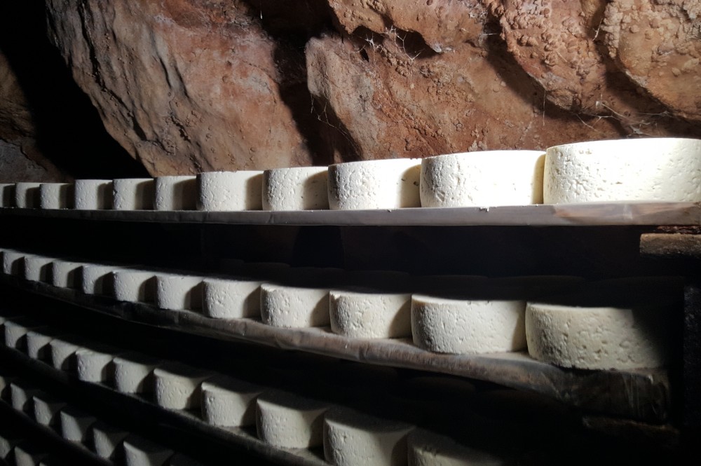 Cabrales cheese: Aging in mountain caves, only accessible by foot Cabrales cheese: Aging in mountain caves, only accessible by foot