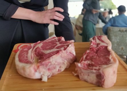 Chuletón rib steak: Prized Asturian beef