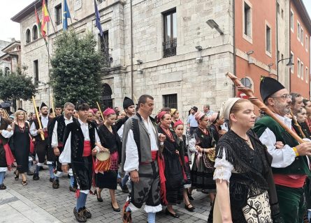 Traditional summer festival in Asturias