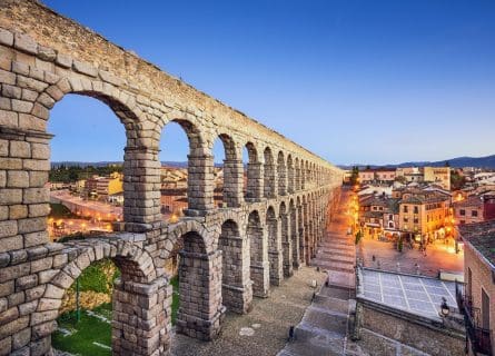 Roman Aquaduct in Segovia