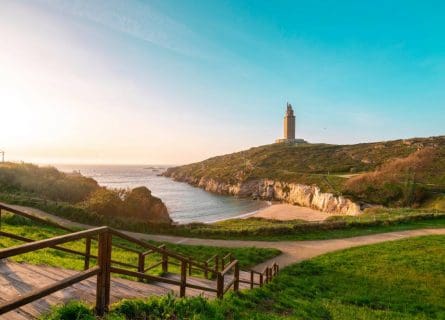 Hercules Tower, A Coruna, Galicia, Spain