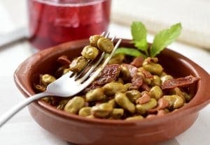 Habas con jamón, green beans w/ ham Habas con jamon, green beans w/ ham