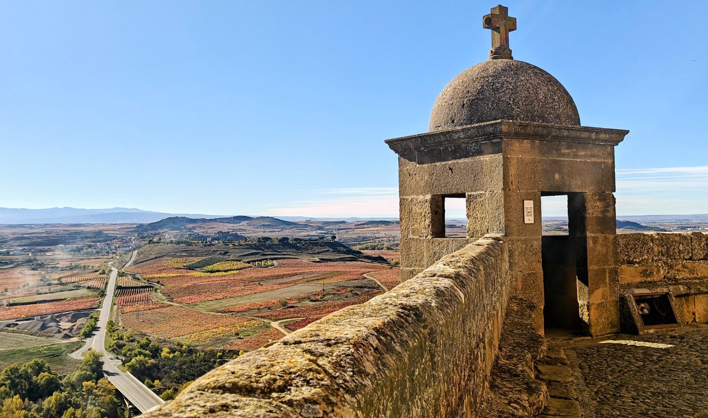 La Rioja vineyard views in the fall