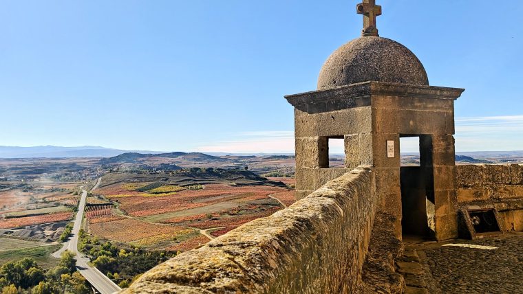 La Rioja vineyard views in the fall