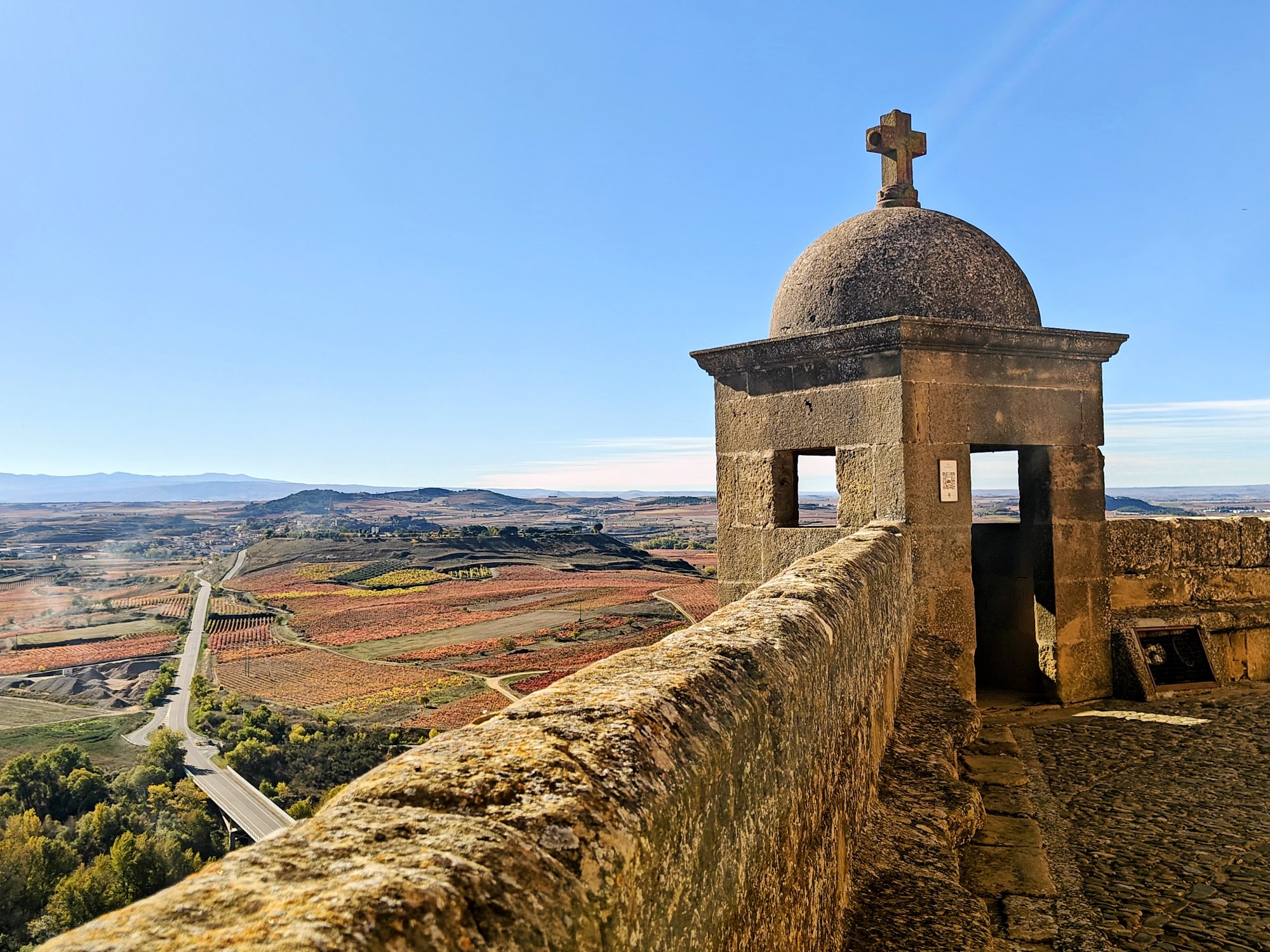La Rioja vineyard views in the fall